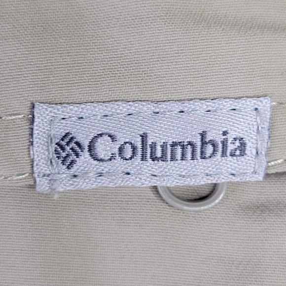 Columbia Women's Shorts Medium Khaki Tie-Front Nylon Hiking Outdoor - Picture 6 of 10